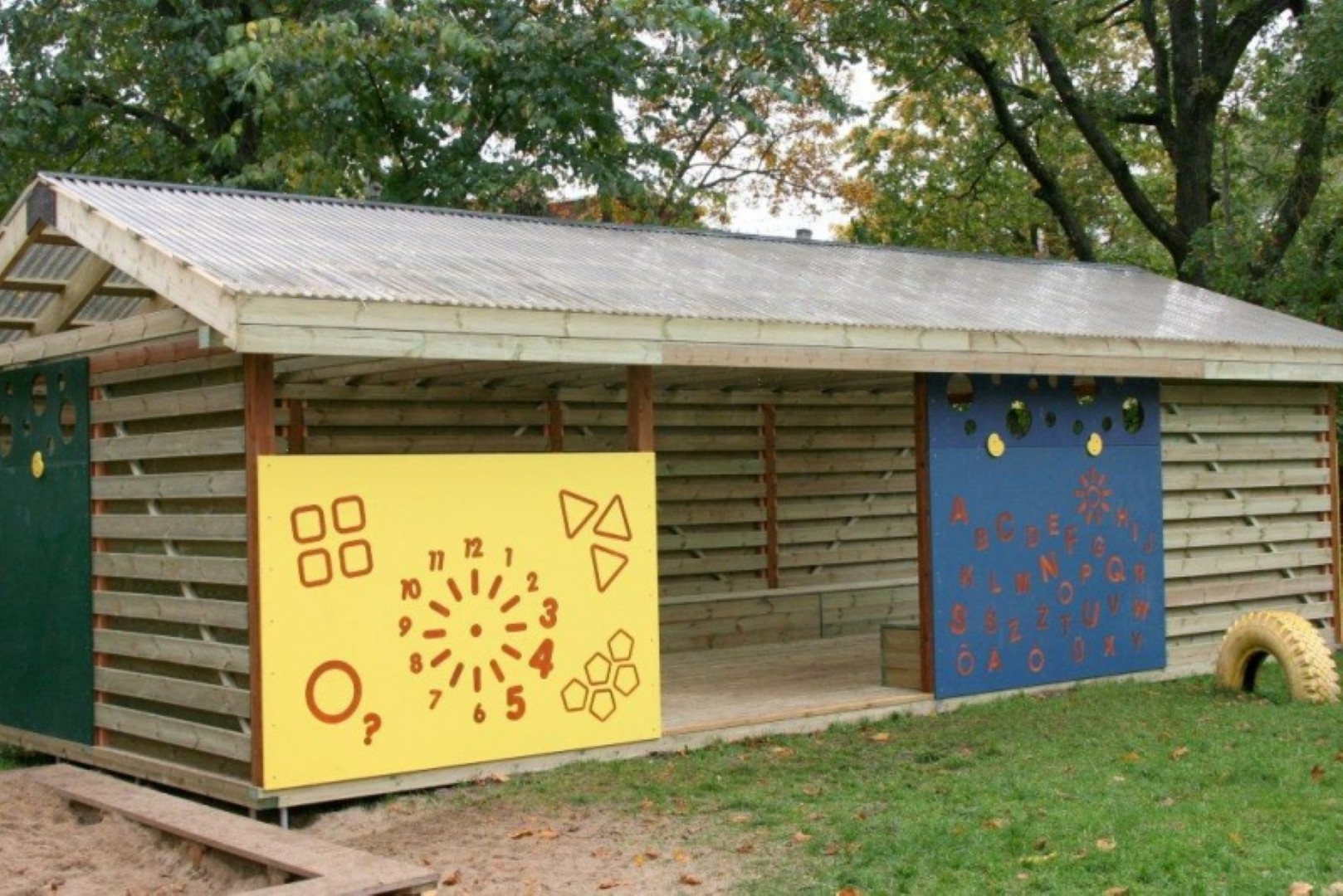 Overkapping 4 × 9 m