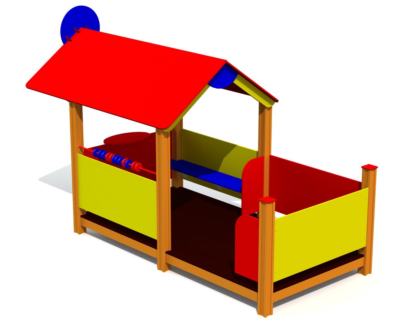 Speelhuisje BUFFET met terras