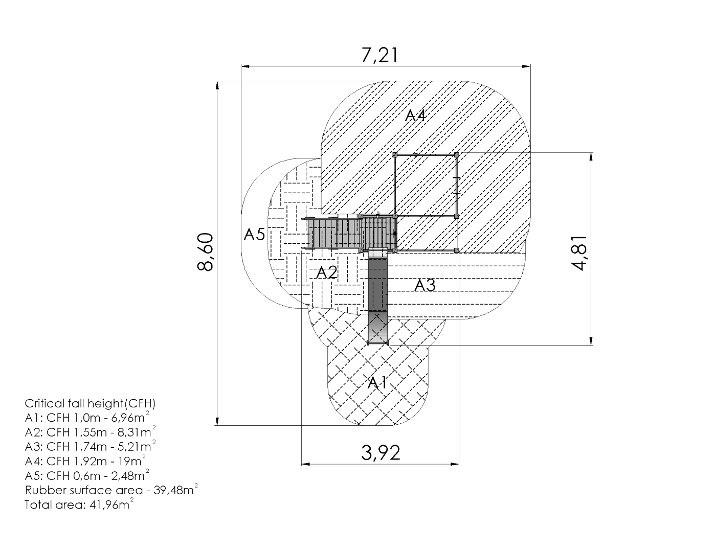 Speeltoestel met klimrek HOLLY