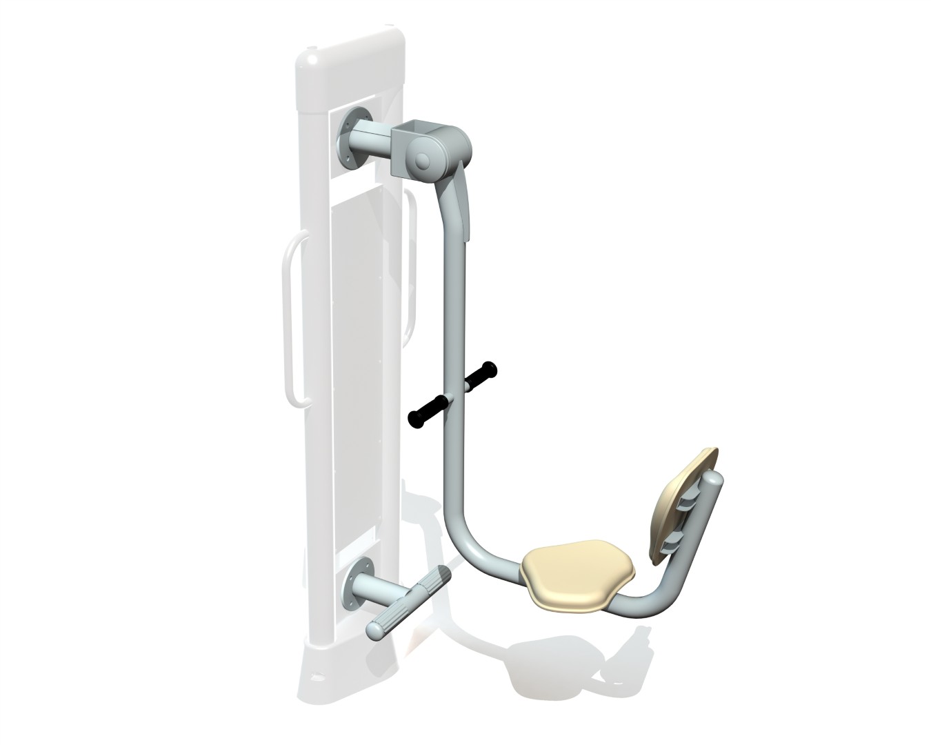 Zittende pedalen‑trainer