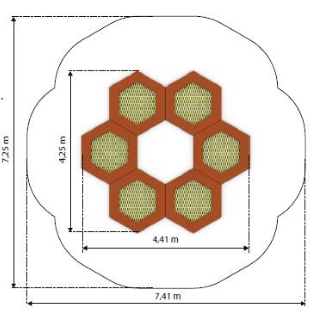 Trampoline HONEYCOMB 6