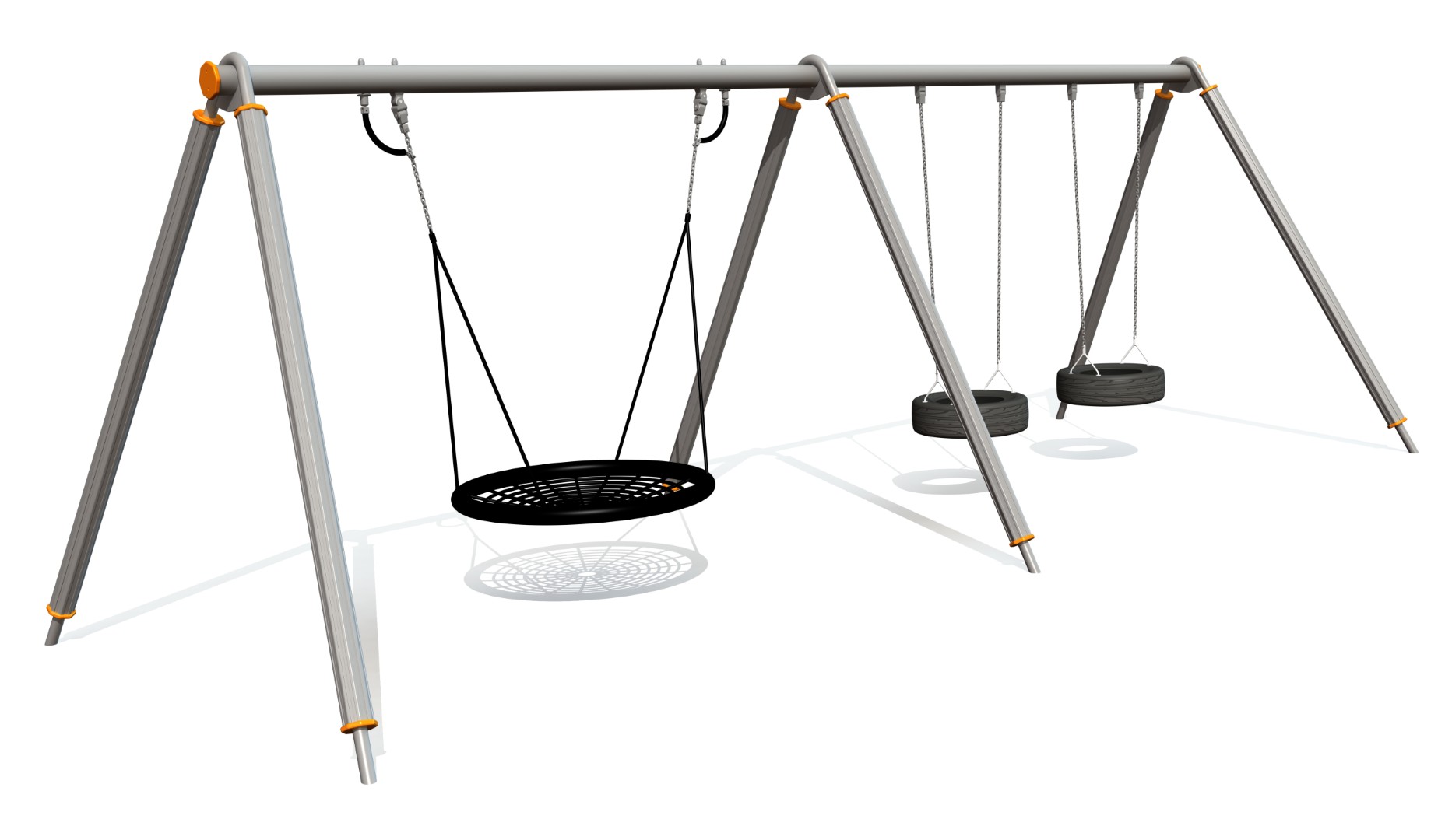 Schommel OCTO 4 zitjes (zonder zittingen/beslag)