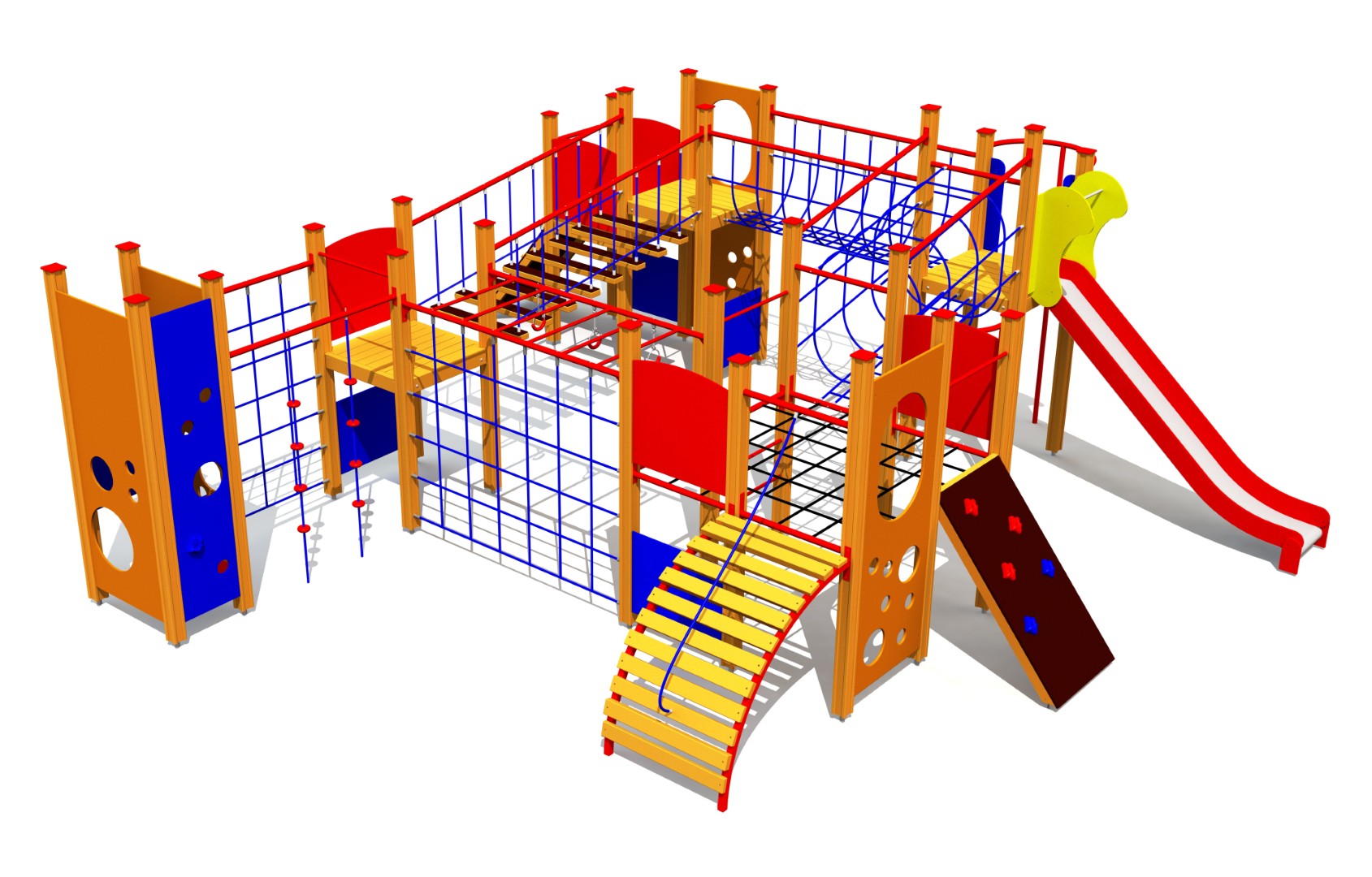 Speeltoestel GORILLA met glijbaan