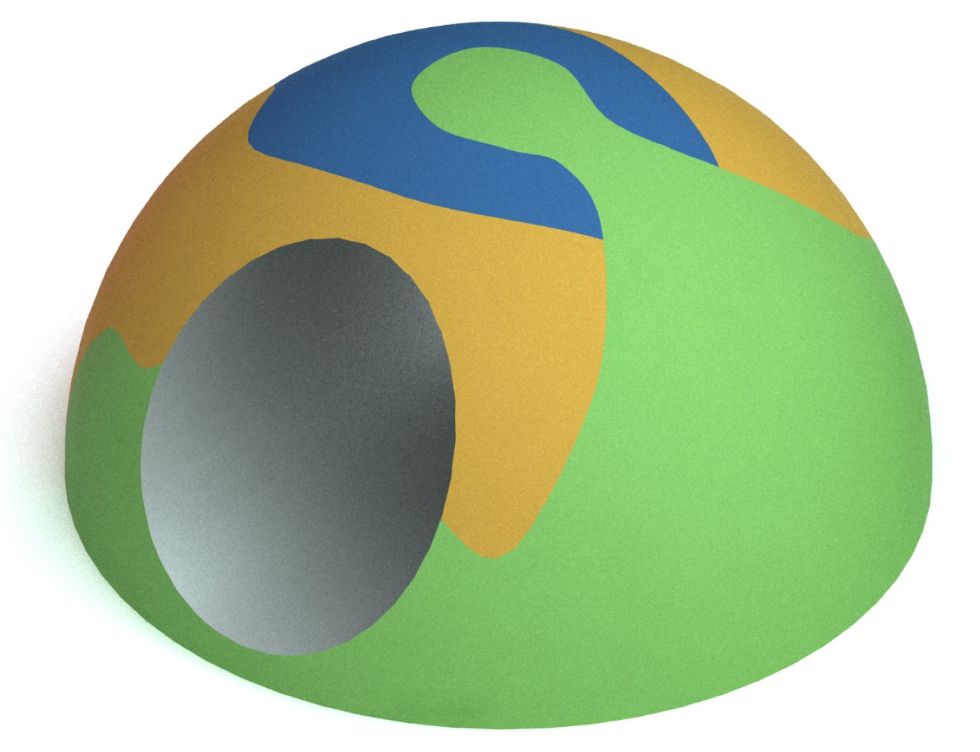 Heuvel 1200 met tunnel