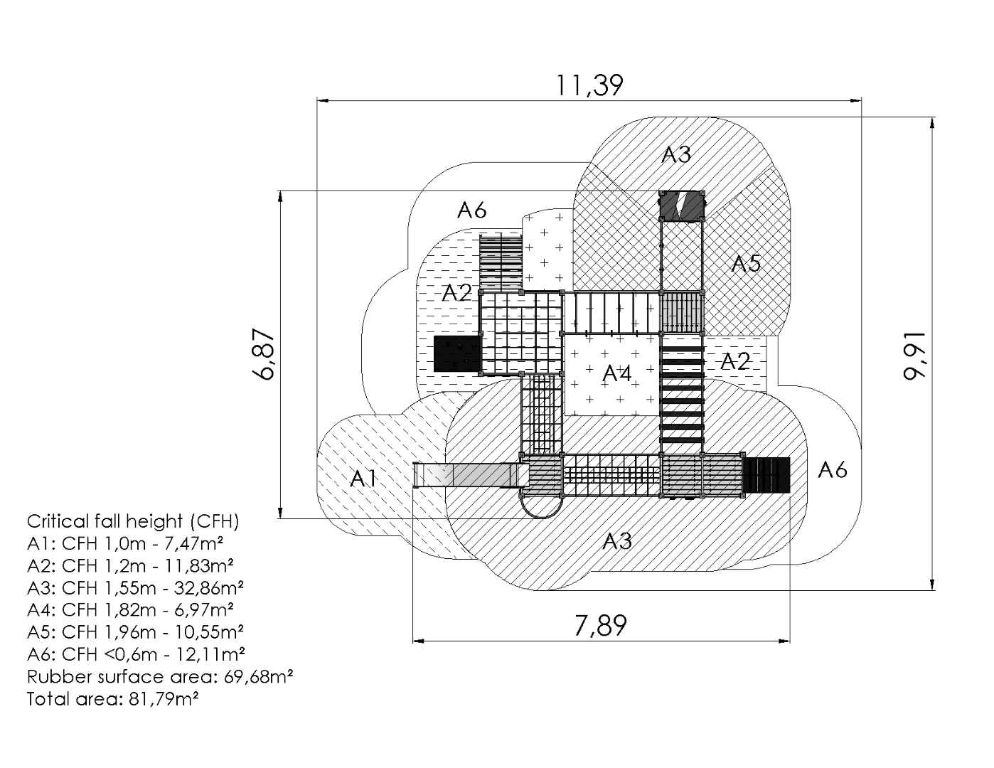 Speeltoestel GORILLA met glijbaan