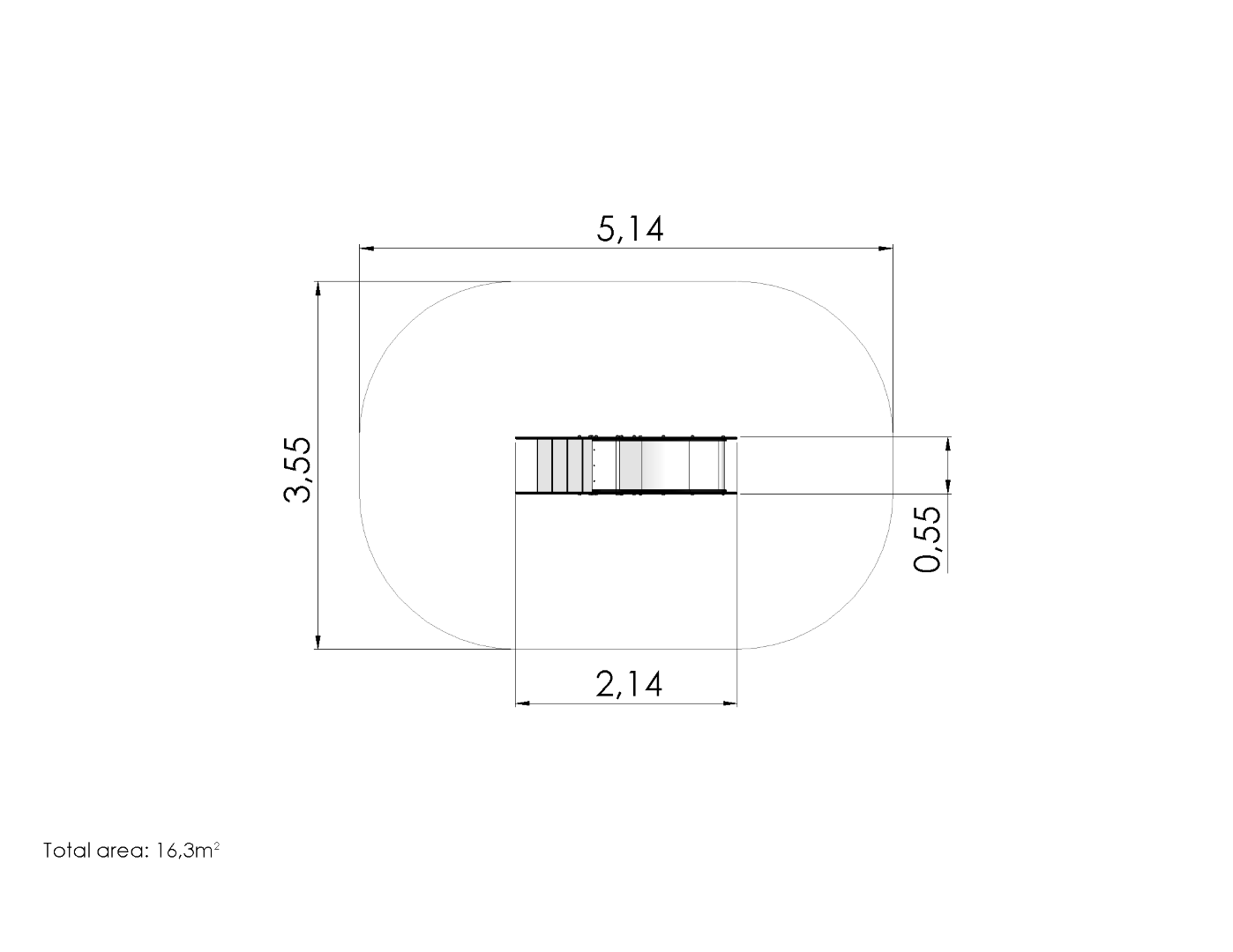 Glijbaan SHELL, HDPE