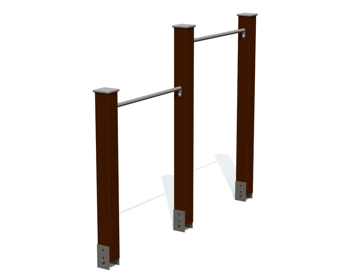 Trapezes op twee hoogtes