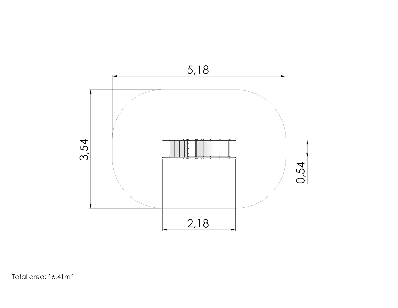 Glijbaan SCHELP rond