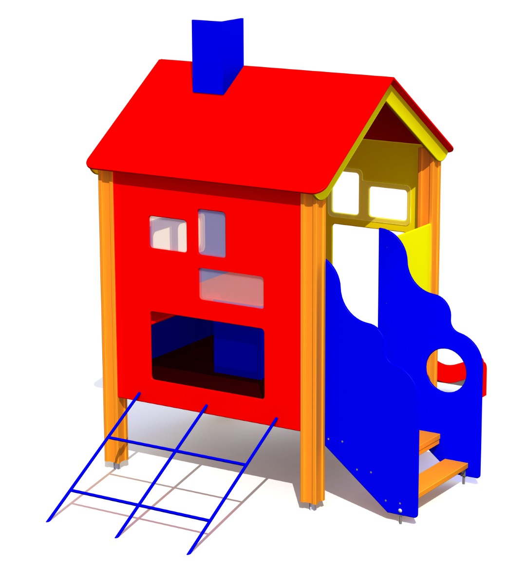 Speelhuisje COTTAGE met glijbaan