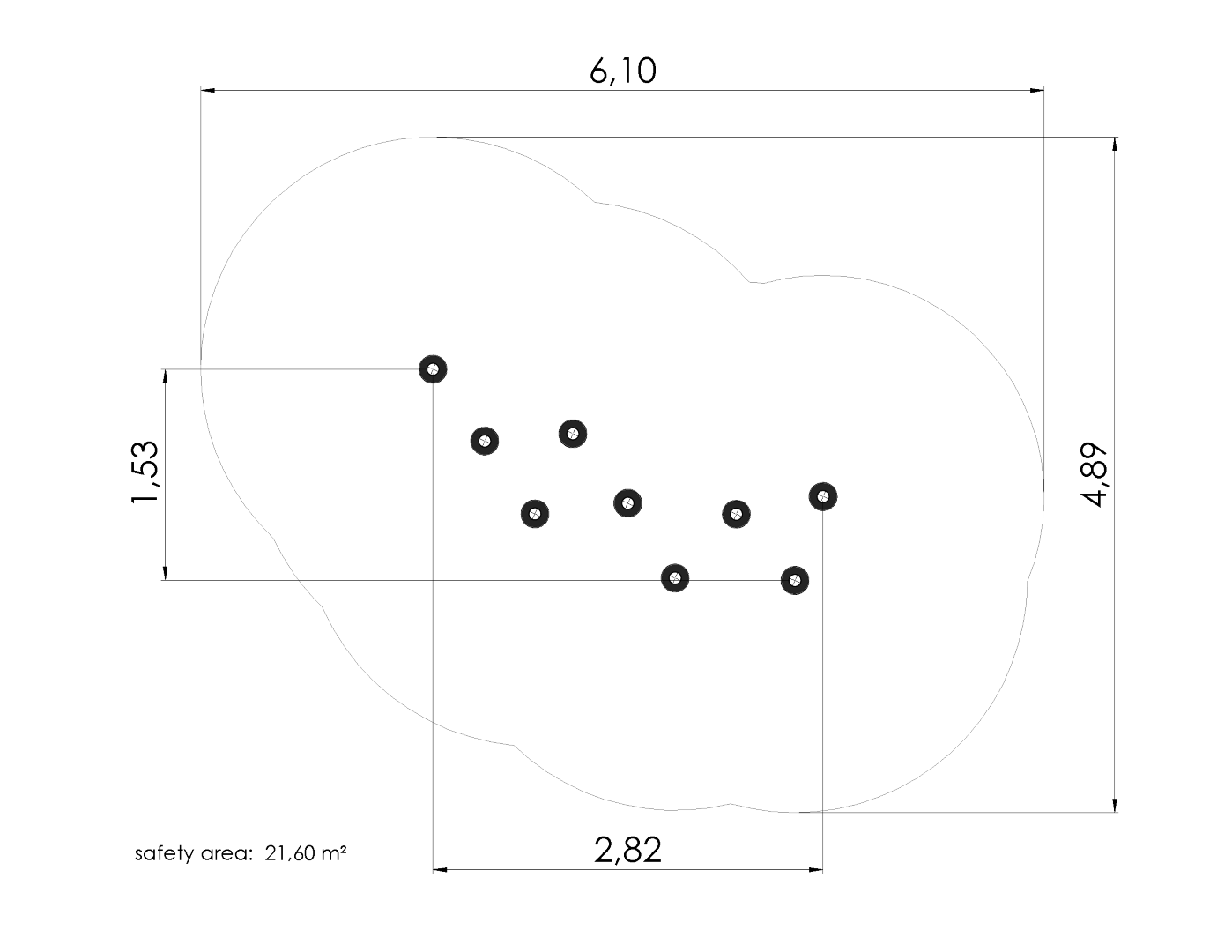 STRAW-set met klimstappen (9 stuks)