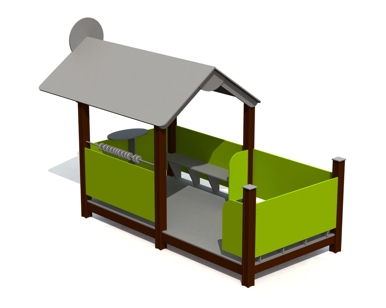 Speelhuisje BUFFET met terras