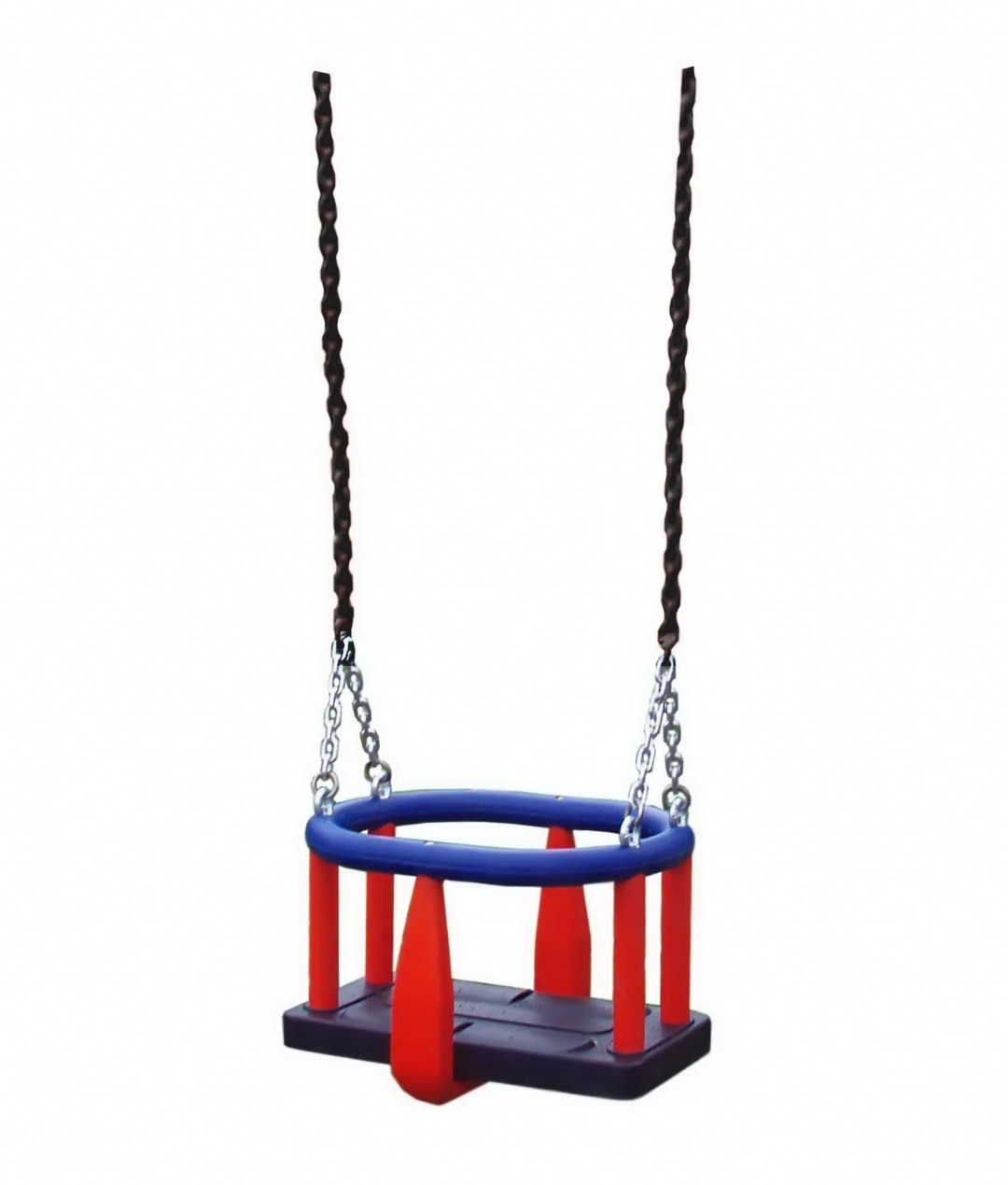 Babywipzitje, 2 kettingen, 2 ophangpunten