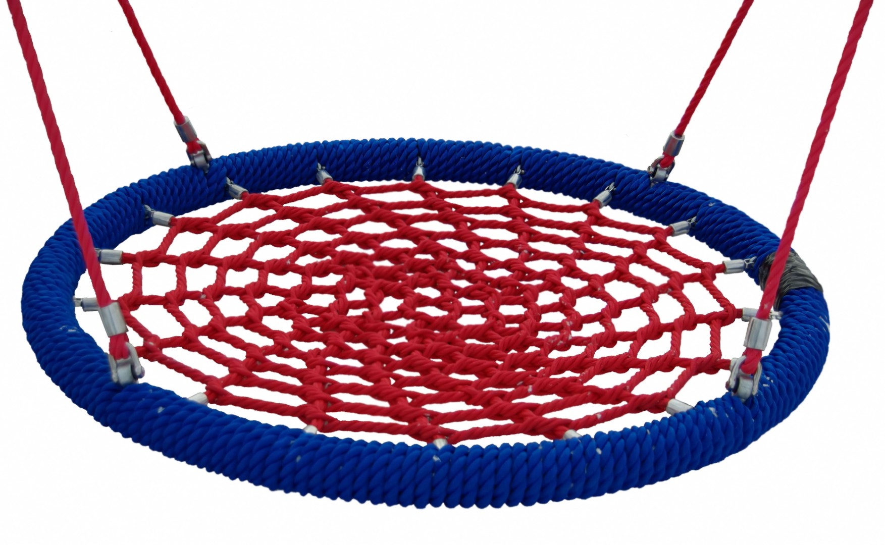 Touwschommelset VOGELNEST Ø1,2 m met bevestigingen en veiligheidskettingen