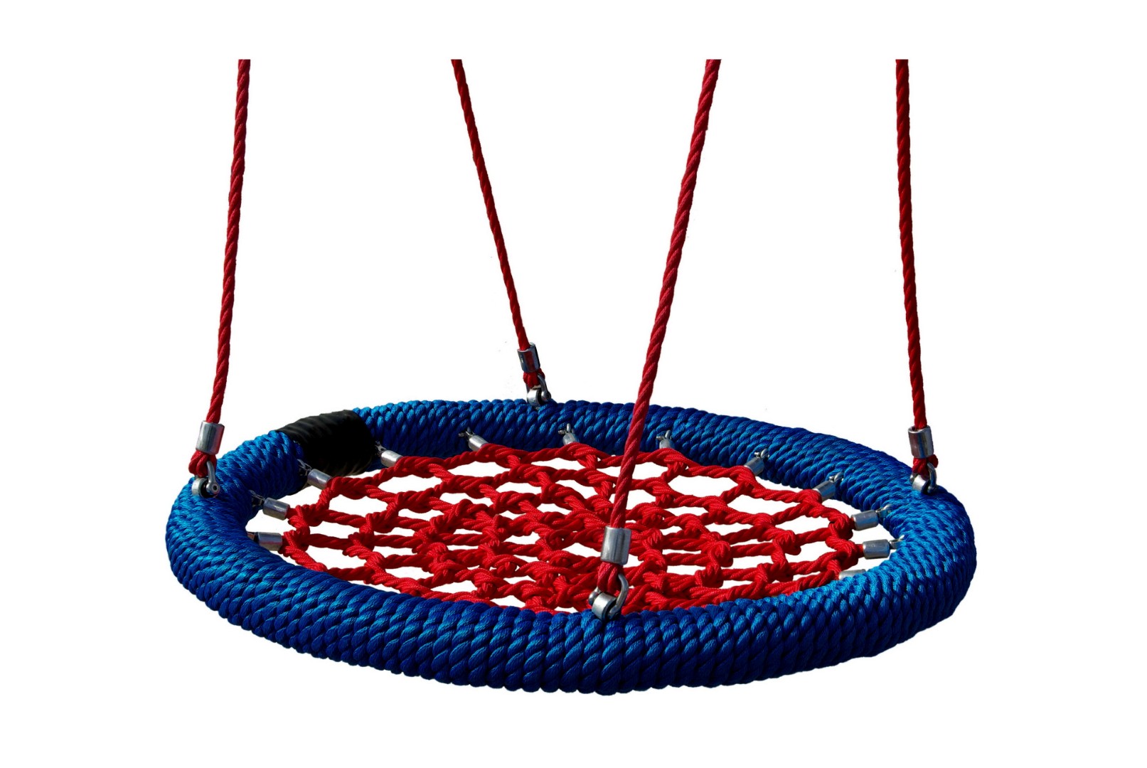 Touwschommel VOGELNEST Ø1,0 m met bevestigingen en veiligheidskettingen