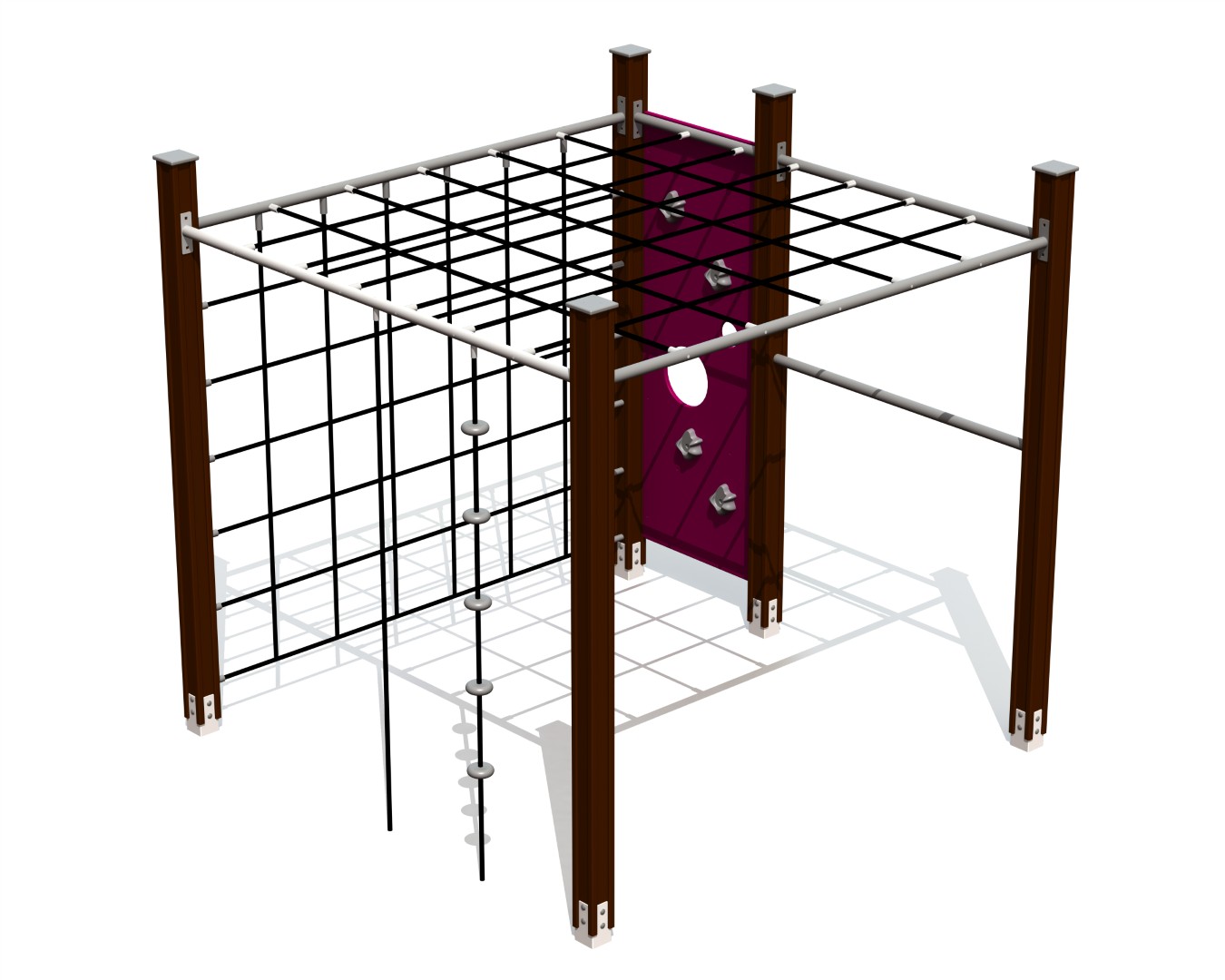 Klimrek MONKEY BIG (kunststof wand)