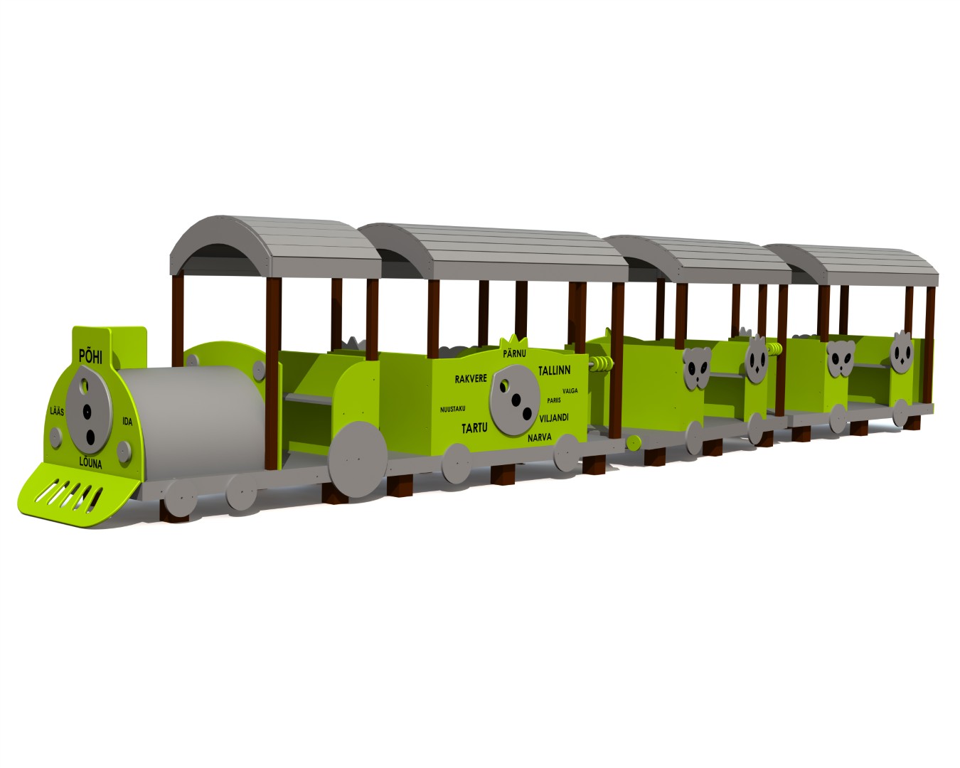 Speeltrein CHOO-CHOO extra lang