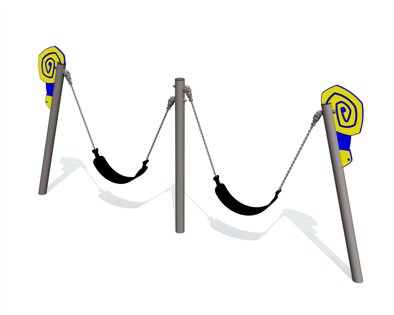 Schommel BABY SNAIL 2 zitjes (zonder zittingen)