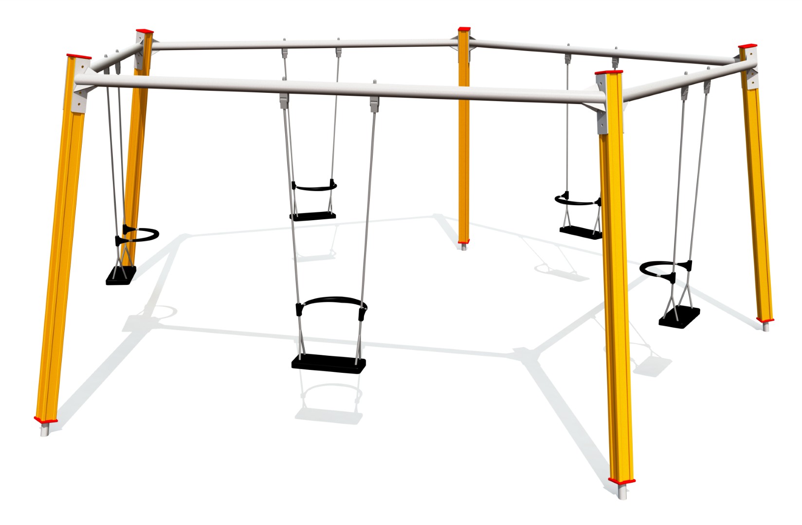 Rondschommel 5 zitplaatsen (met zitjes)