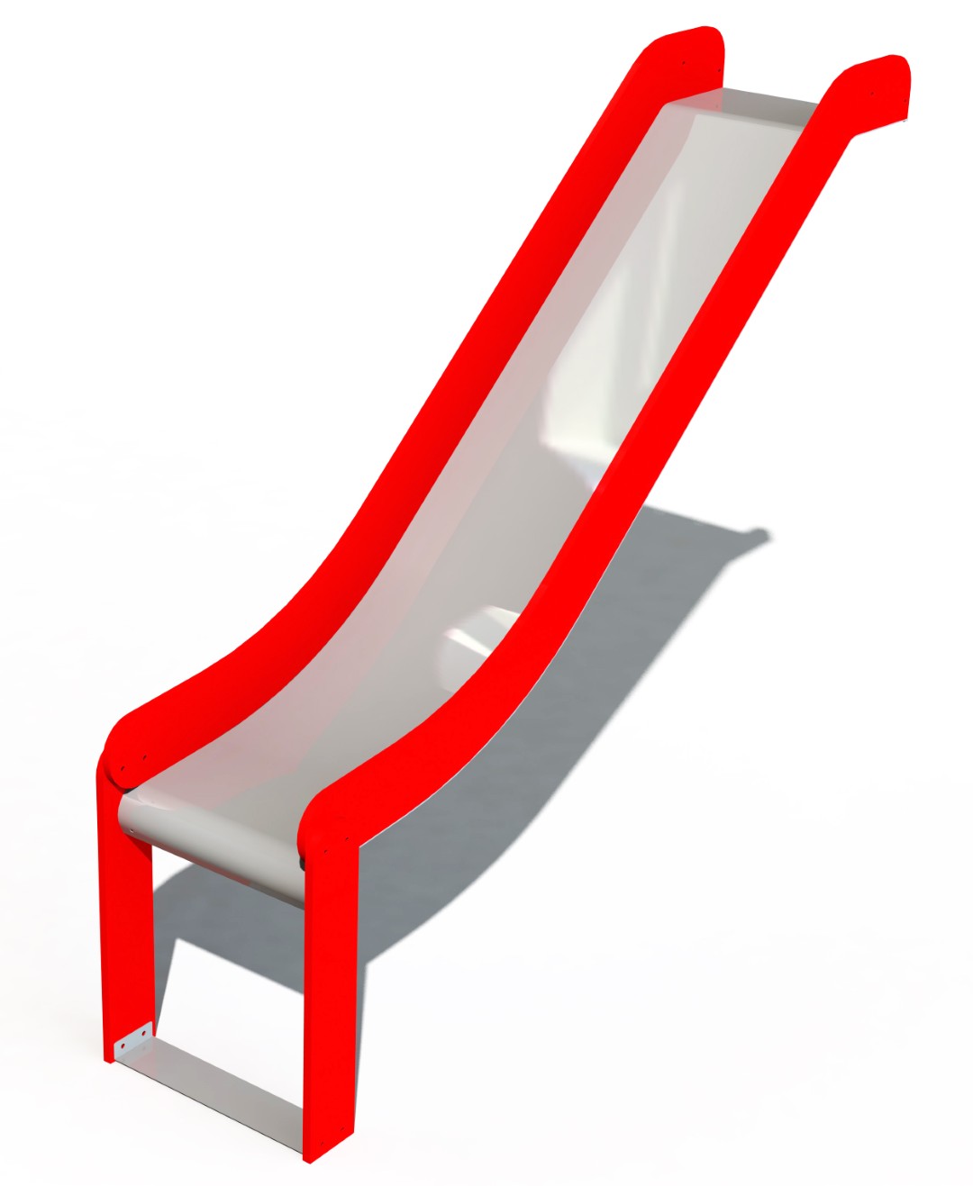 RVS glijbaan hoogte 1,2 m