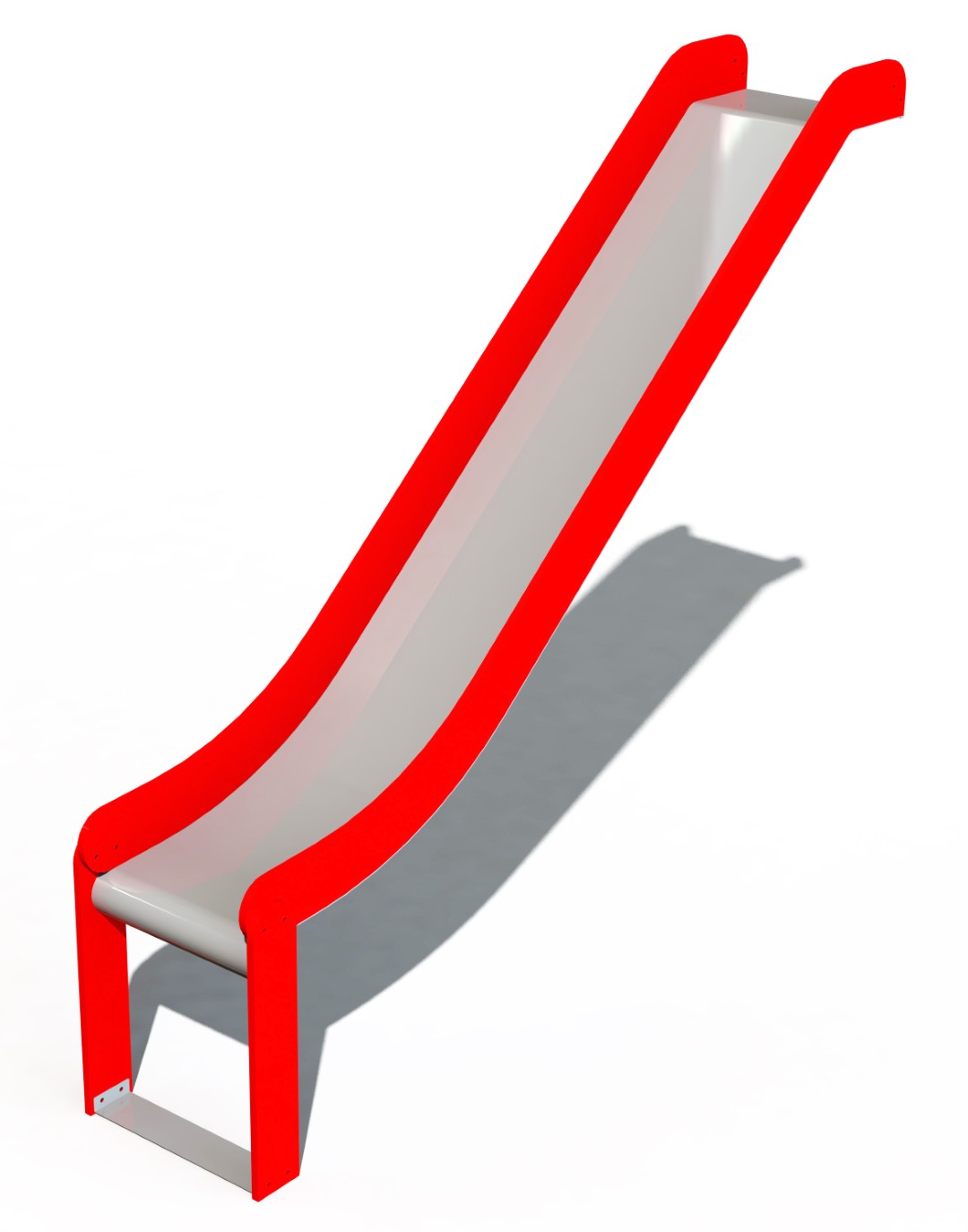 RVS glijbaan hoogte 1,55 m