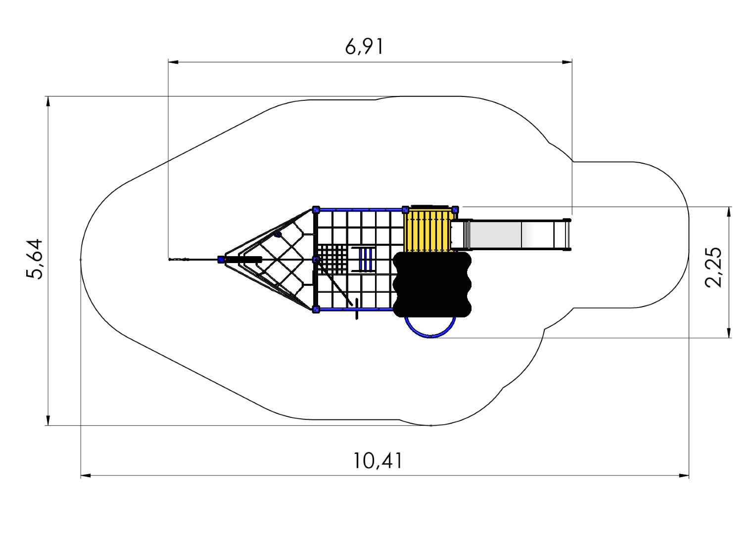 Piratenschip BLACK DRAGON