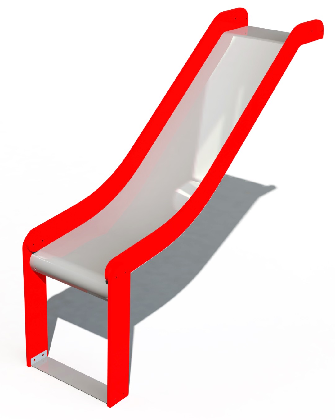 RVS glijbaan hoogte 0,95 m