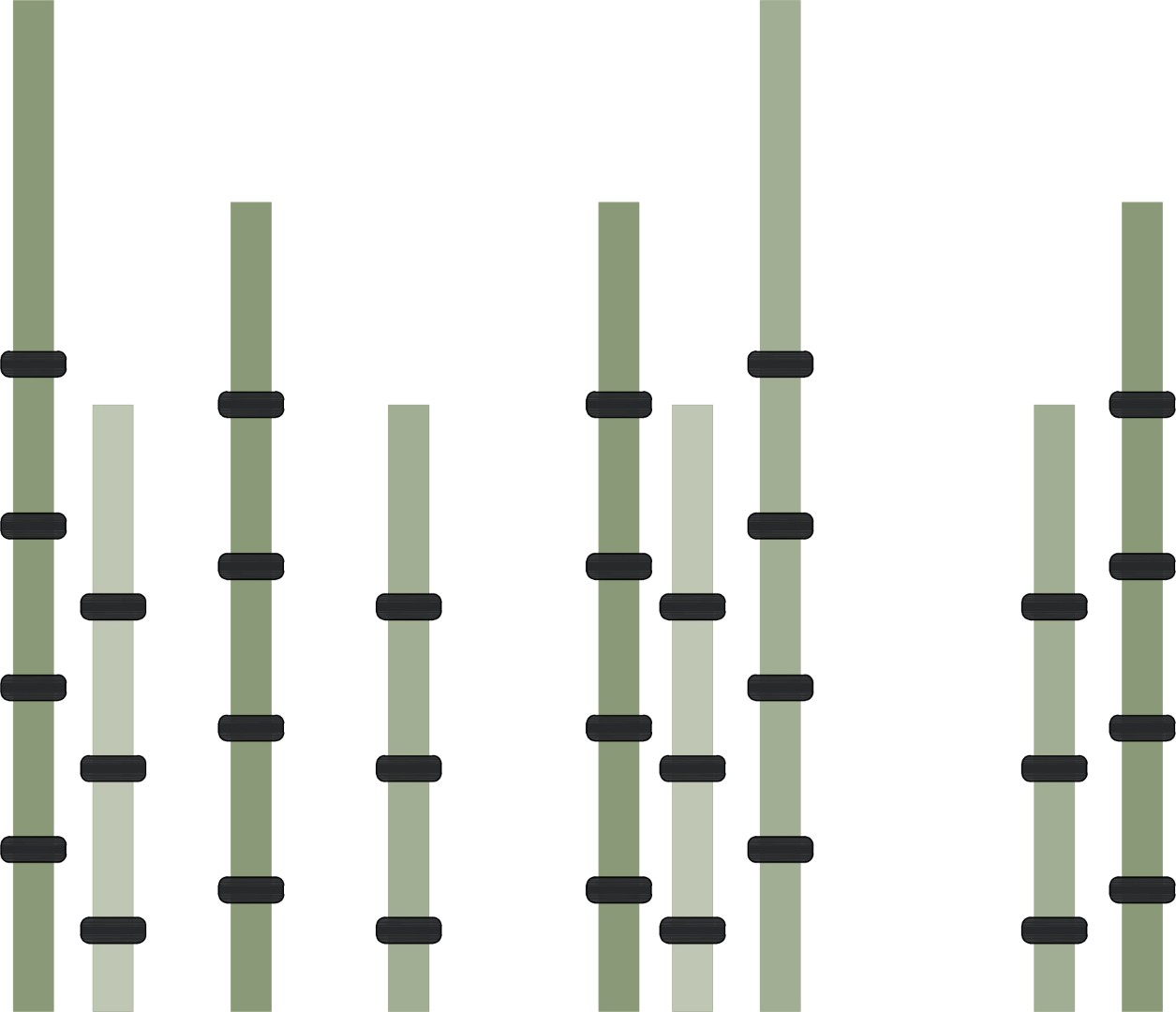 STRAW-set met klimstappen 11 stuks