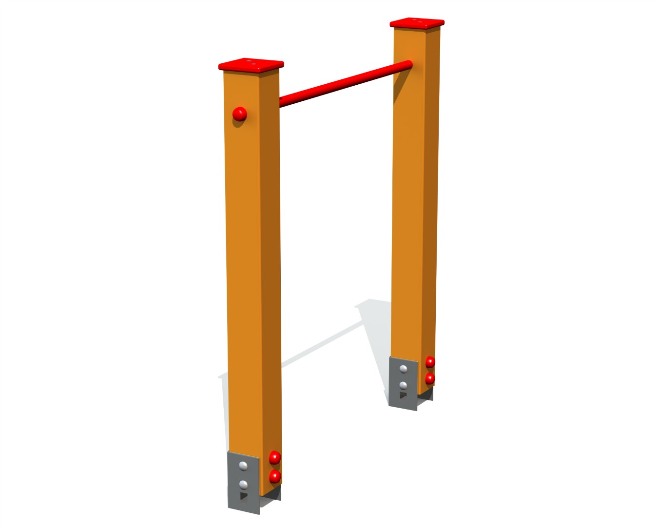 Trapeze op één hoogte