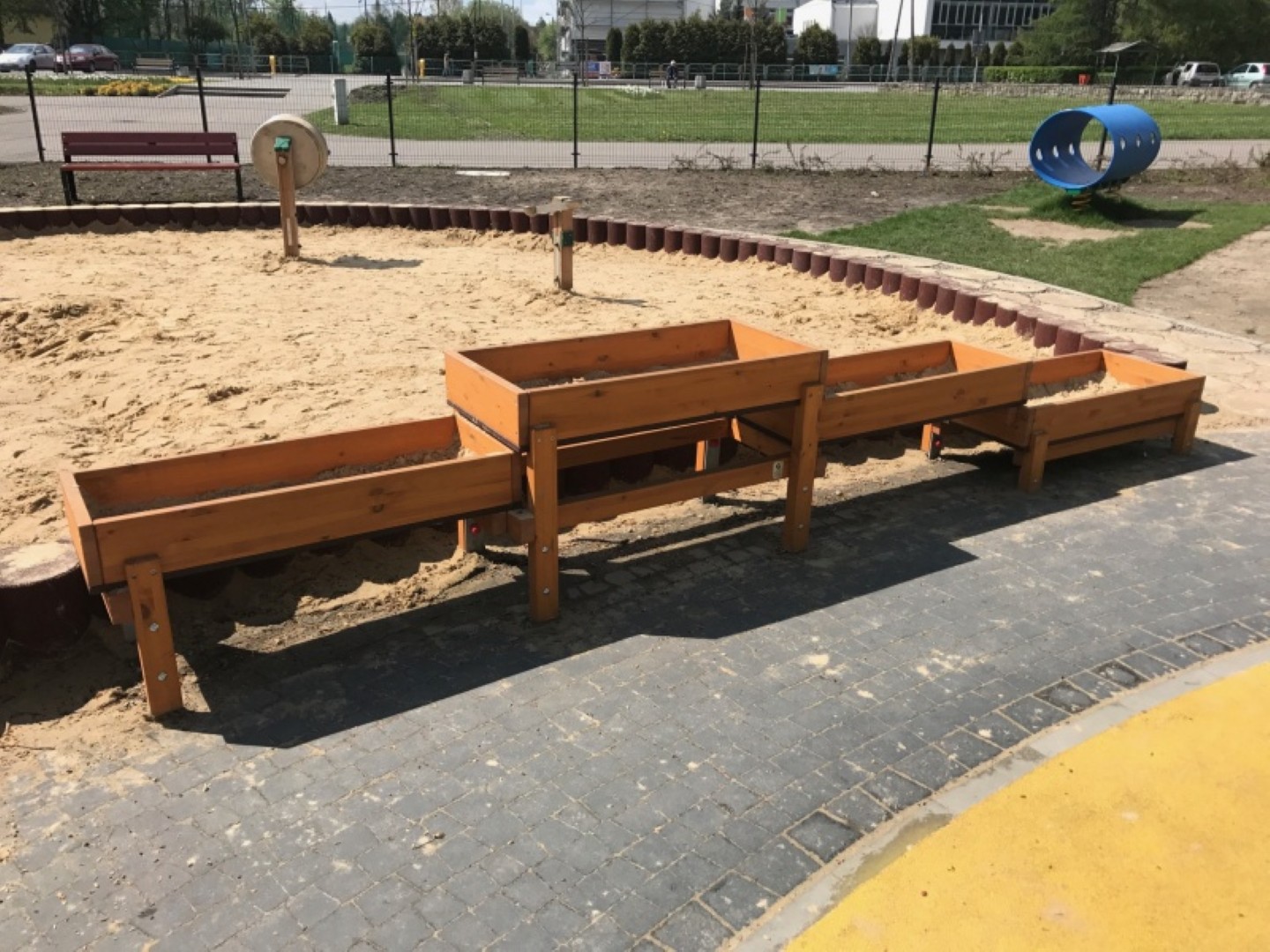 Verhoogde zandbakken