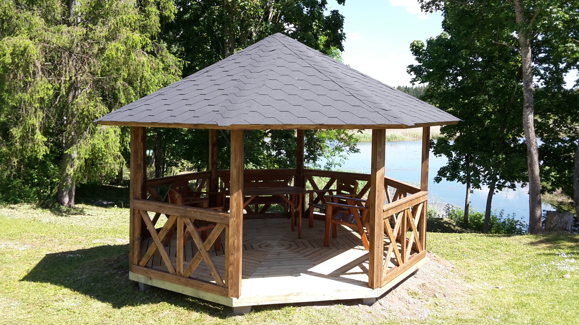 Paviljoen 14 m² (geverfd)