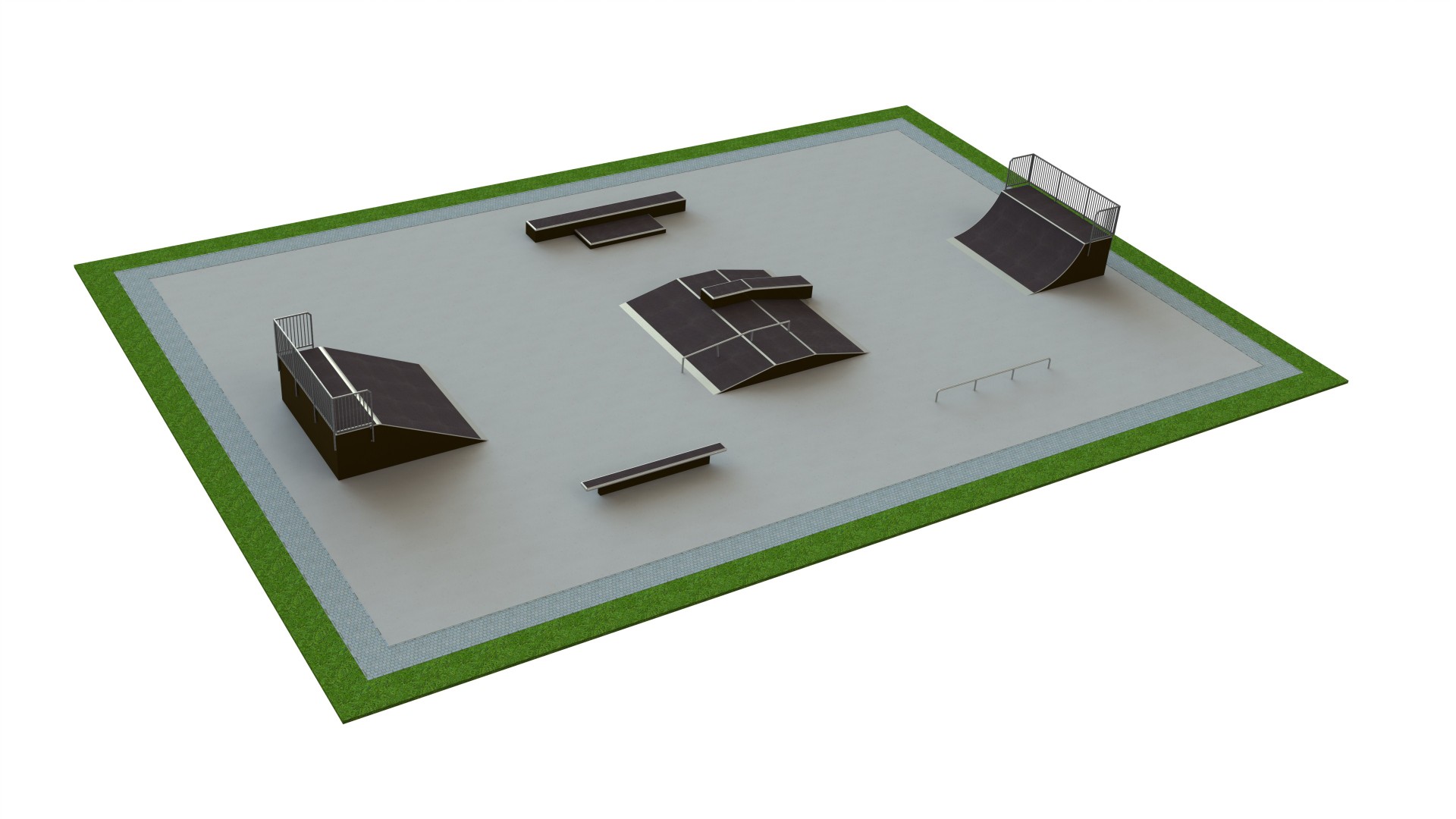 Skatepark L30 × B20 × H1,5