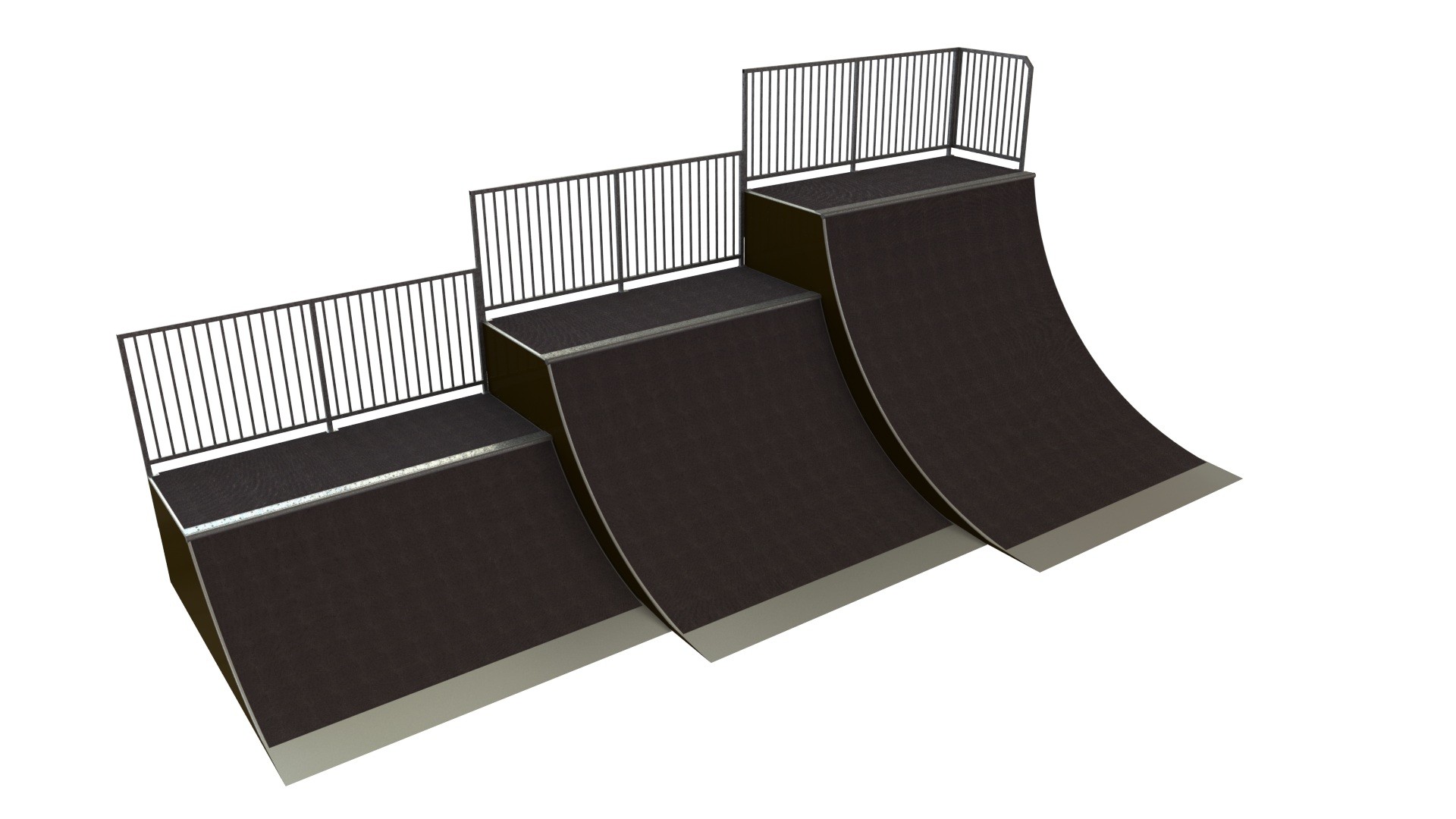 Quarterpipe L3,6 × B2,44 × H2