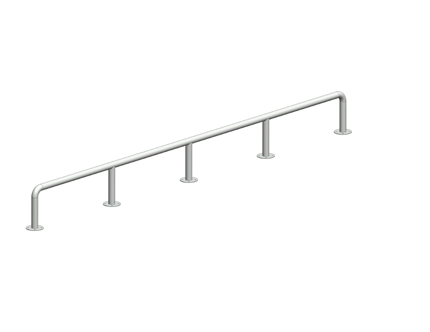 Grindrail (recht, rond) L5 × B0,06 × H0,4