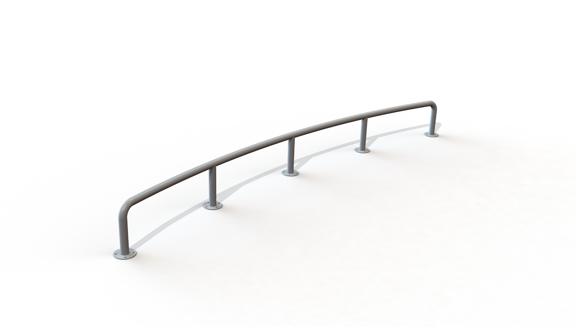 Grindrail (rond, gebogen) L4 × B0,06 × H0,4