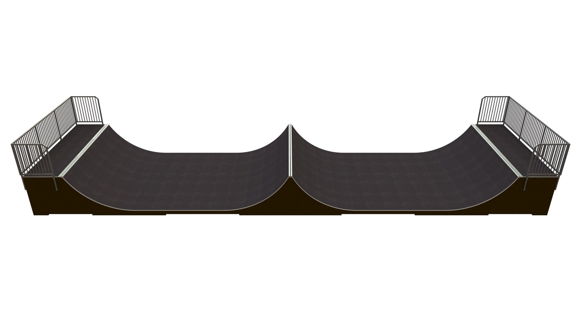 Dubbele miniramp L17,6 × B3,6 × H1,5