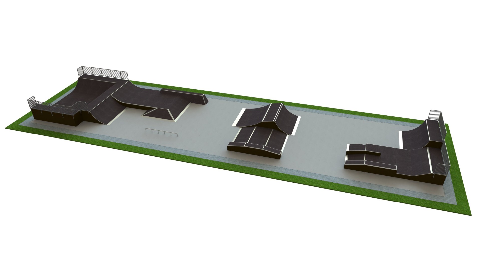 Skatepark L46 × B12 × H2