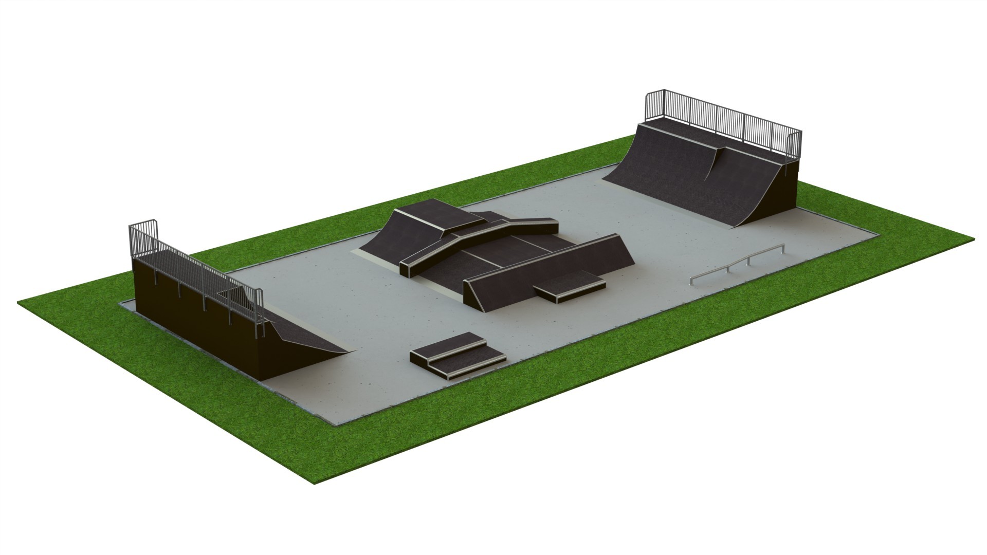 Skatepark L26 × B13 × H2