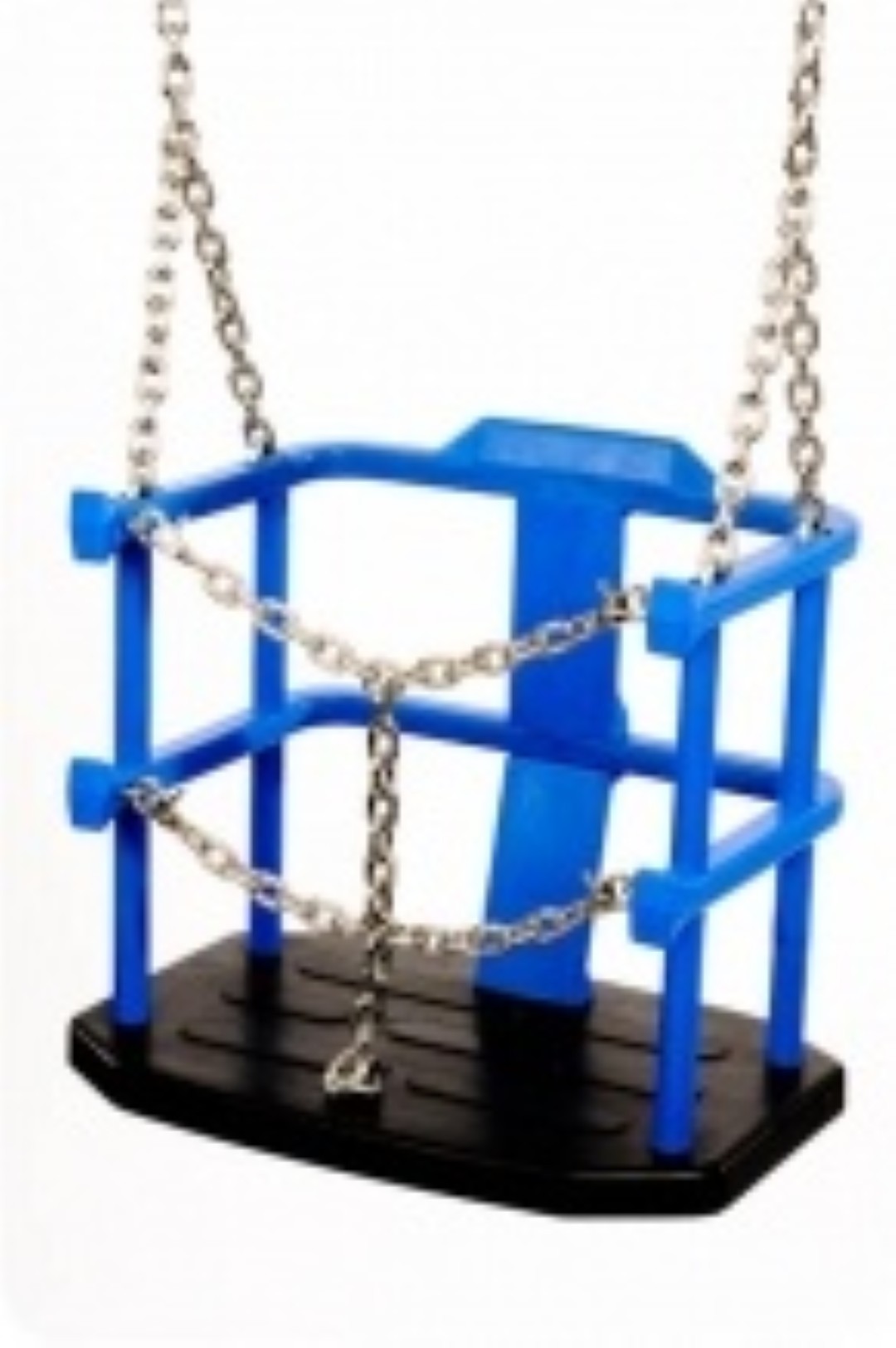 Veiligheidsschommelzit voor mindervalide kinderen met kettingen en bevestigingen