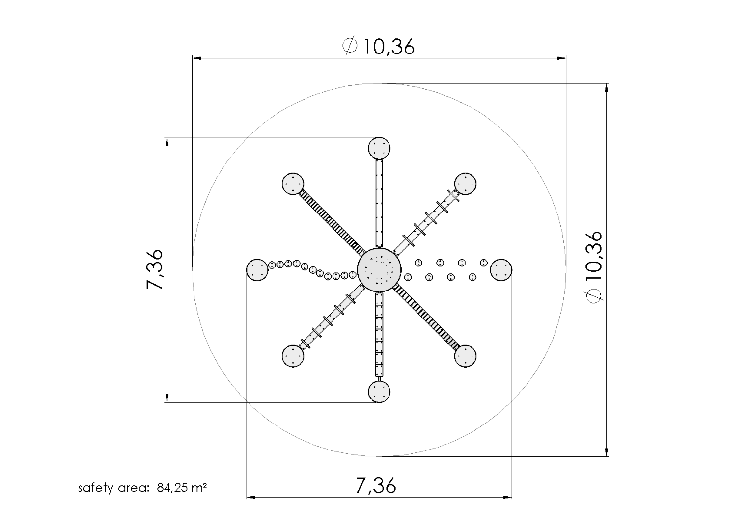 Balanceertoestel ZODIAC COMPAS