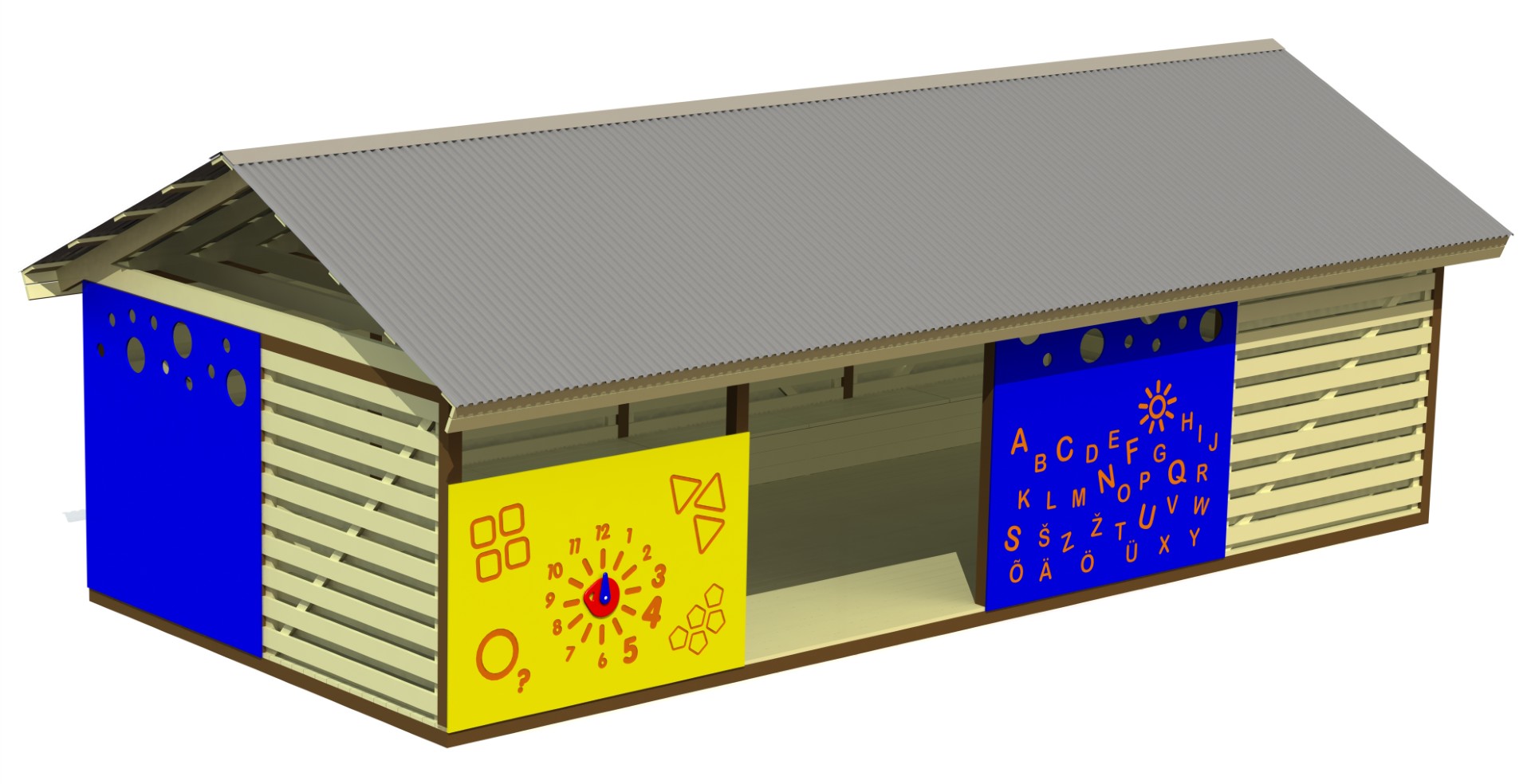 Overkapping 4 × 9 m