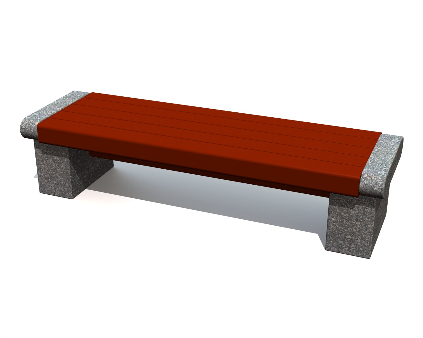 Parkbank op betonnen poten KOSE