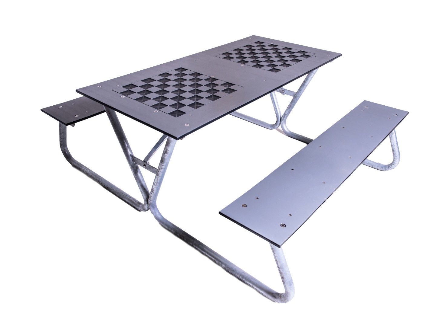 Picknicktafel met schaakspel