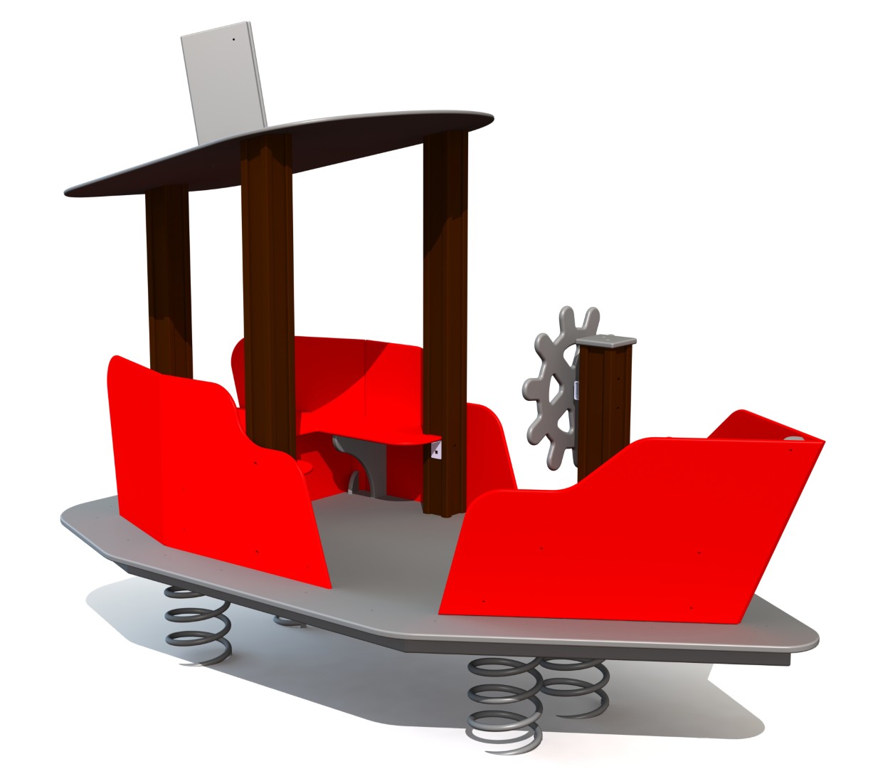 Speelboot UKU op veren