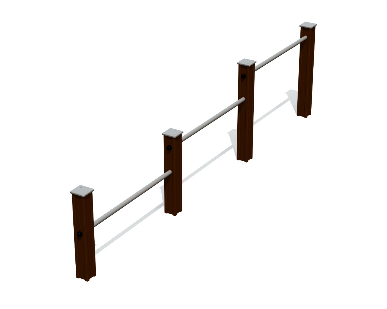 Push-up rek driedelig