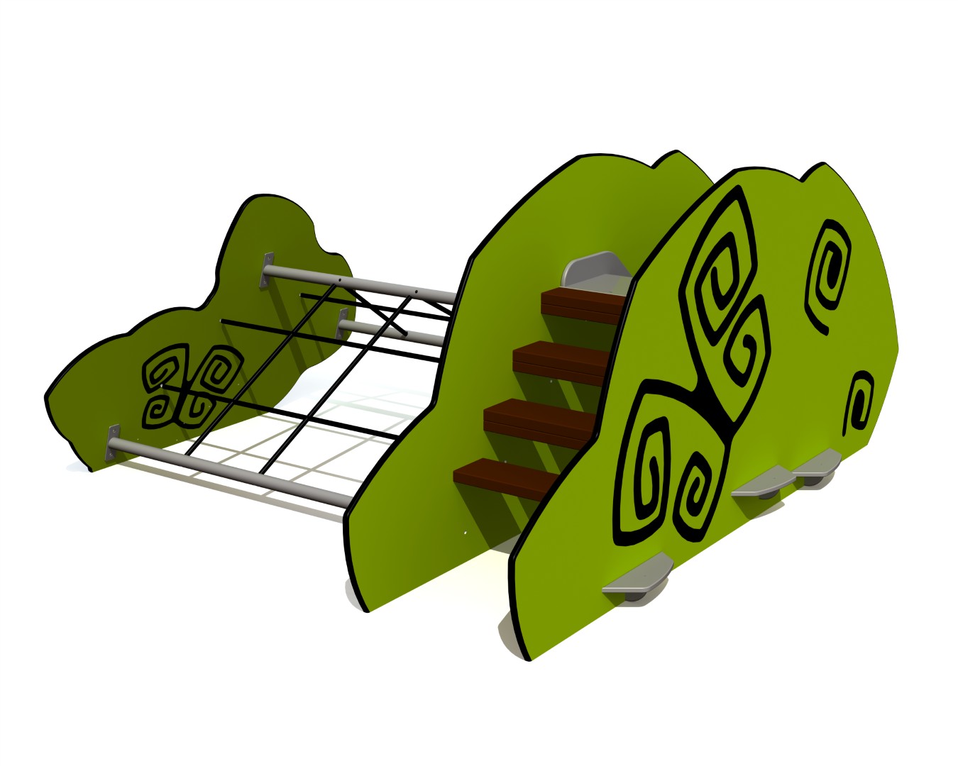 Glijbaan BEVER met klimrek