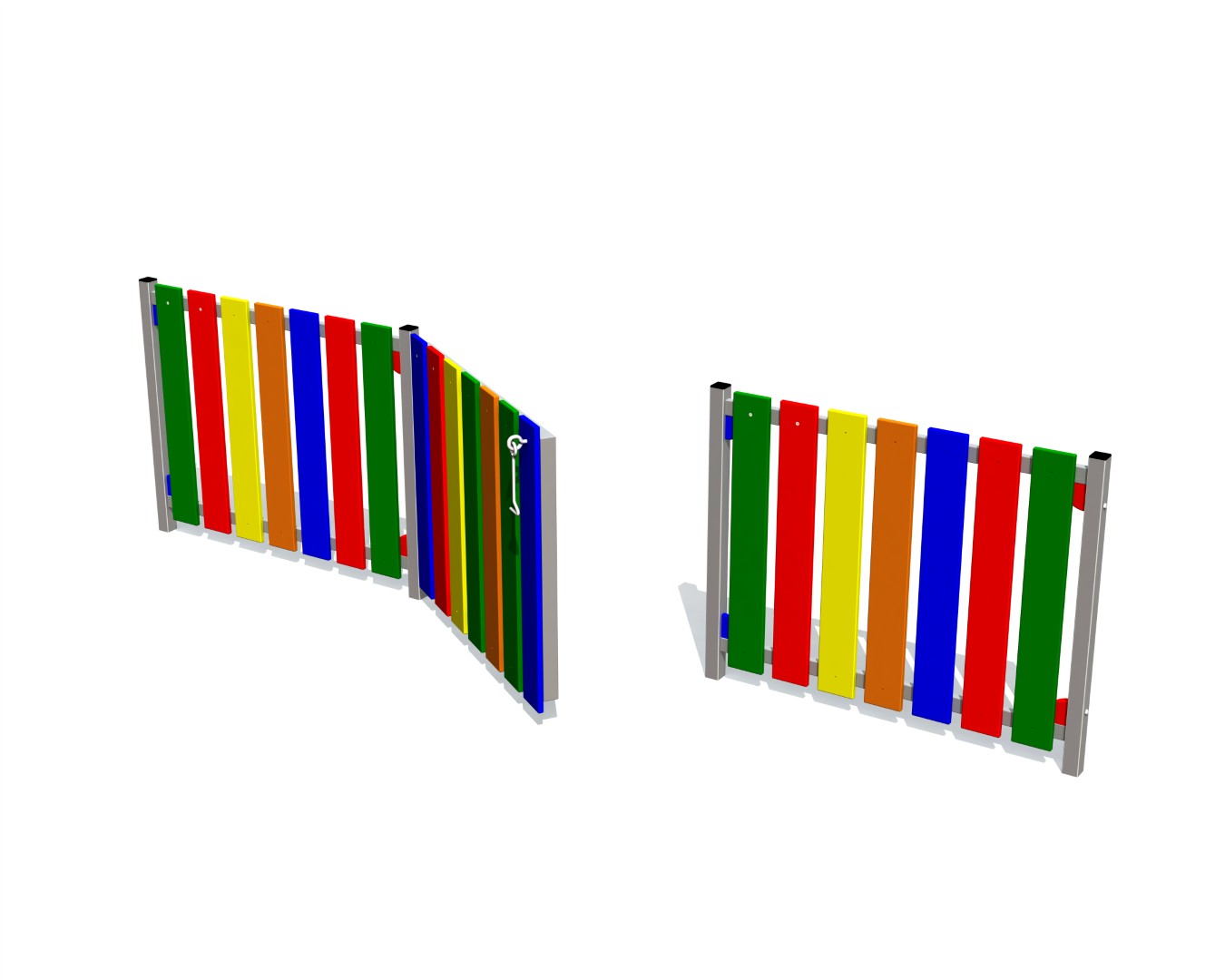 Poort voor modulair hek