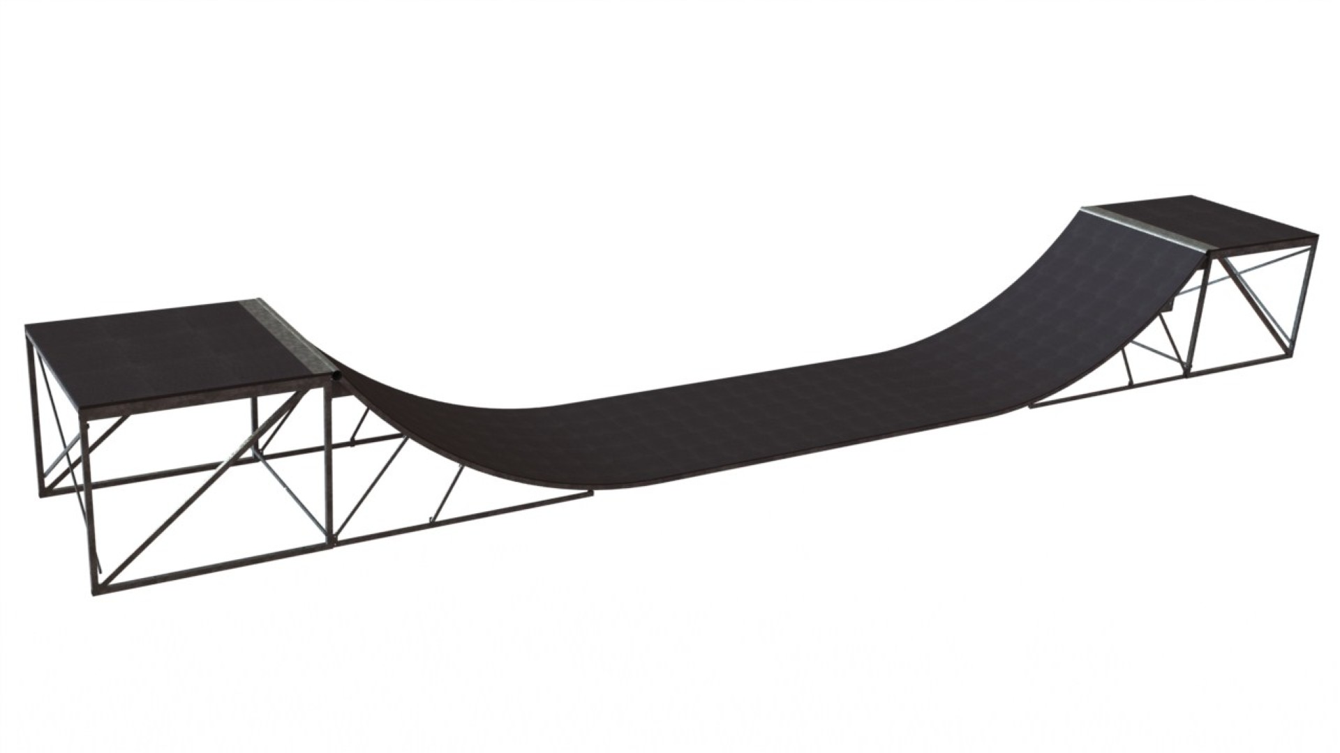 Halfpipe H1,0 × B1,22 × L8,9 m