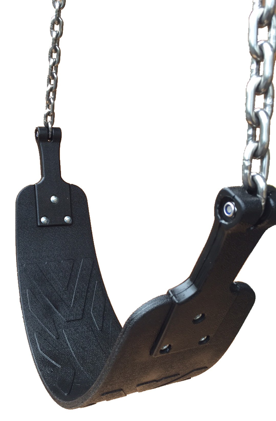 Omhulschommelzitje, 2 kettingen, 2 ophangpunten