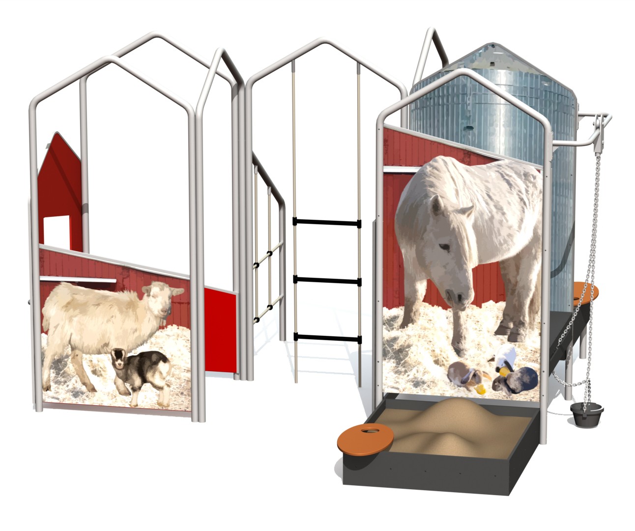 Boerderijcomplex medium