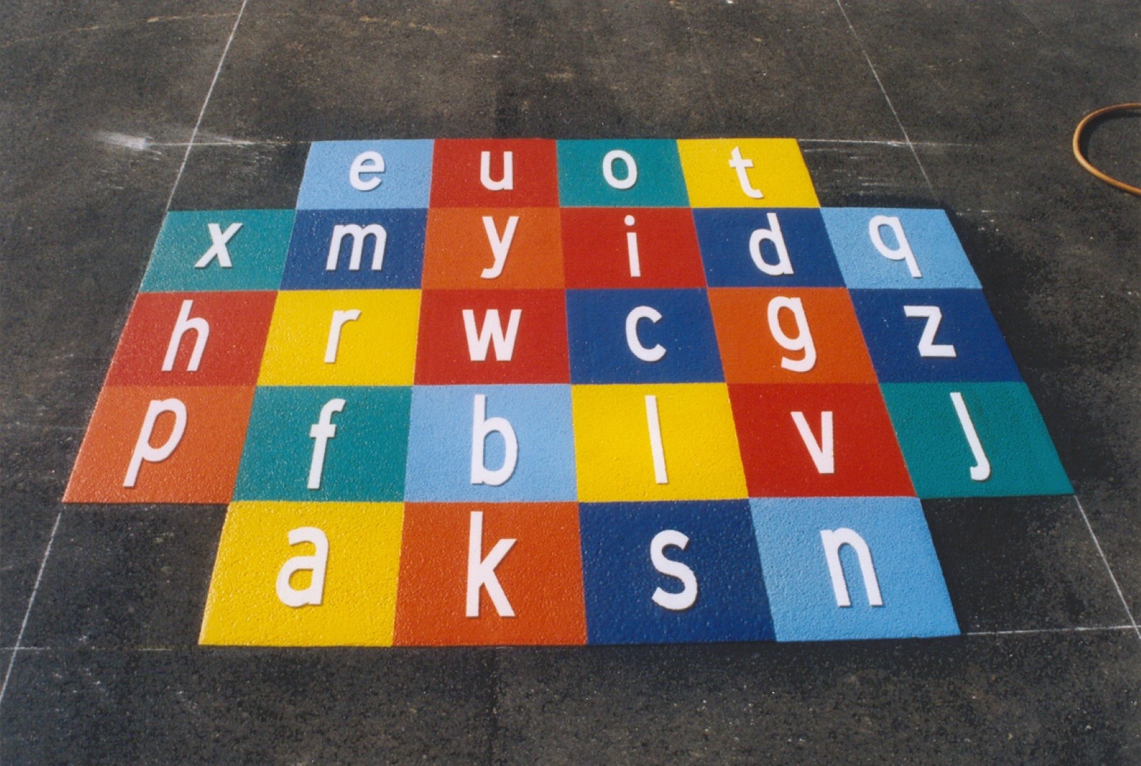 Asfaltspel ALFABET